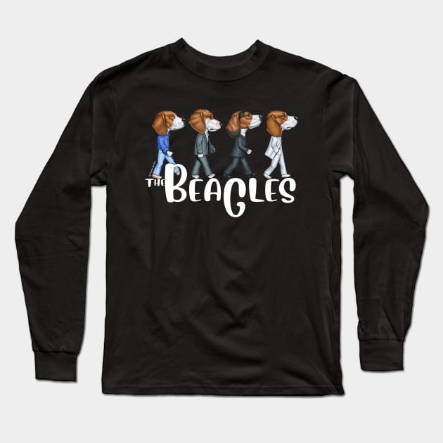 The Beagles THREE Long Sleeve T-Shirt by Danny Gordon Art